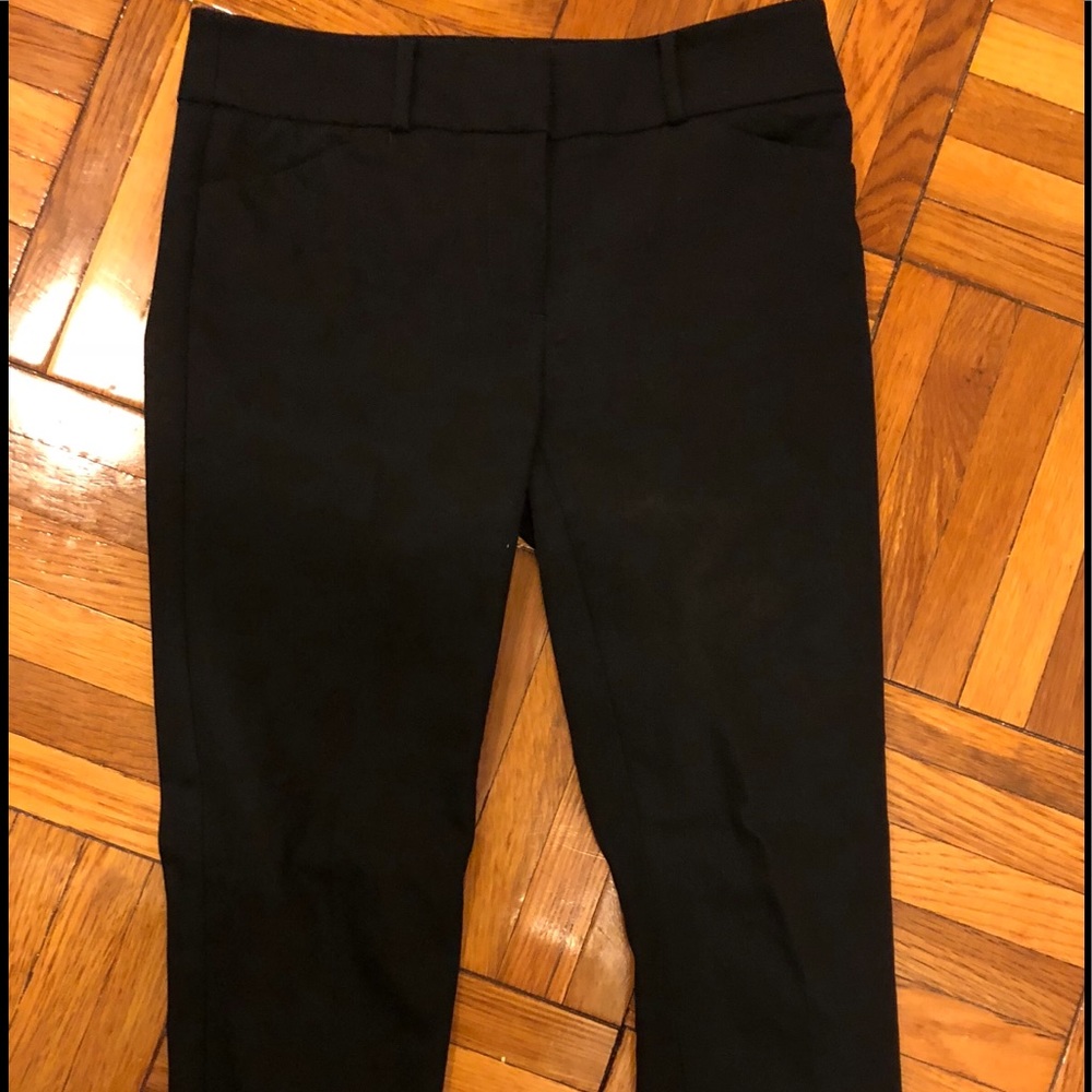 Loft Marissa-Fit skinny black ankle pants